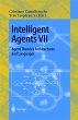 Intelligent Agents VII. Agent Theories... - Bild 1