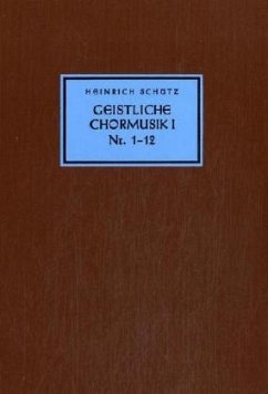 Cover Geistliche Chormusik (1648) SWV 369-380, Chorpartitur