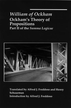 Ockham's Theory of Propositions: Part II of the Summa Logicae - Ockham, William