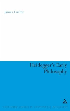 Cover Heidegger's Early Philosophy