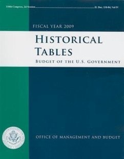 Historical Tables: Budget of the United States Government, Fiscal Year 2009