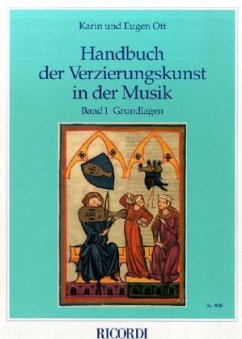 Cover Grundlagen / Handbuch der Verzierungskunst in der Musik, 6 Bde. u. 1 CD-ROM Bd.1