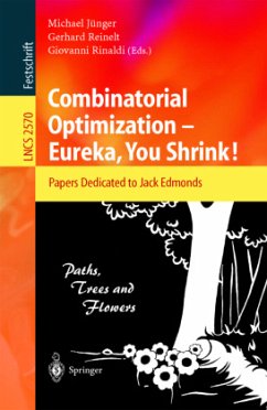 Combinatorial Optimization -- Eureka, You Shrink! - Jünger