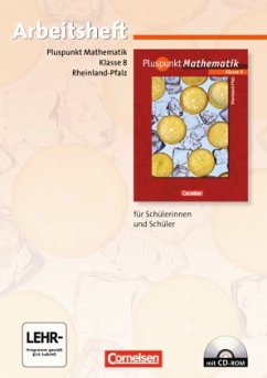 Klasse 8, Arbeitsheft, m. CD-ROM / Pluspunkt Mathematik, Ausgabe Rheinland-Pfalz
