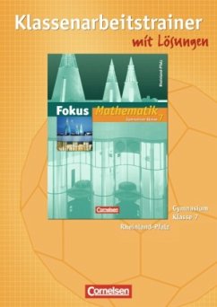 7. Schuljahr, Klassenarbeitstrainer / Fokus Mathematik, Gymnasium Rheinland-Pfalz