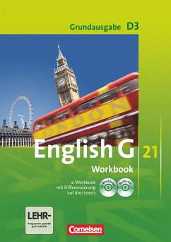 English G 21. Grundausgabe D 3. Workbook mit CD-ROM (e-Workbook) und Audios online - Seidl, Jennifer