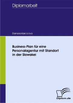 Business-Plan für eine Personalagentur mit Standort in der Slowakei - Karcolova, Daniela