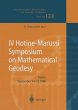 IV Hotine-Marussi Symposium on... - Bild 1
