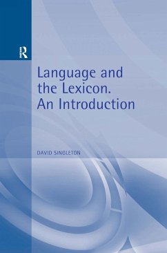Language and the Lexicon - Singleton, David