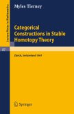 Categorical Constructions in Stable Homotopy Theory