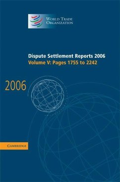 Cover Dispute Settlement Reports 2006