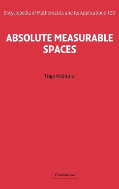 Absolute Measurable Spaces - Nishiura, Togo