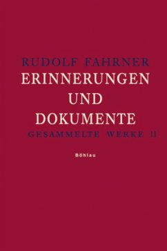 Gesammelte Werke II; . - Fahrner, Rudolf