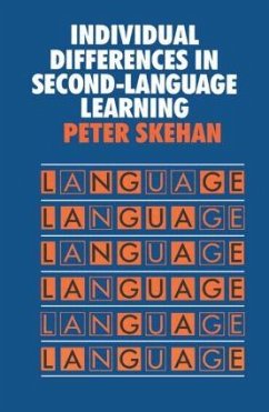 Individual Differences in Second Language Learning - Skehan, Peter