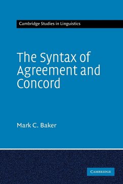 The Syntax of Agreement and Concord - Baker, Mark C.