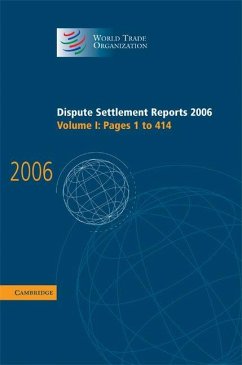 Cover Dispute Settlement Reports 2006