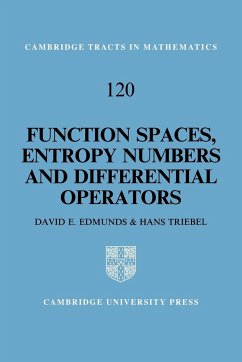 Function Spaces, Entropy Numbers, Differential Operators - Edmunds, D. E. (University of Sussex); Triebel, H. (Friedrich-Schiller-Universitat, Jena, Germany)