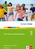 Fit für Tests und Klassenarbeiten, Ausgabe Niedersachsen, Arbeitsheft m. CD-ROM / Green Line, Neue Ausgabe für Gymnasien 3
