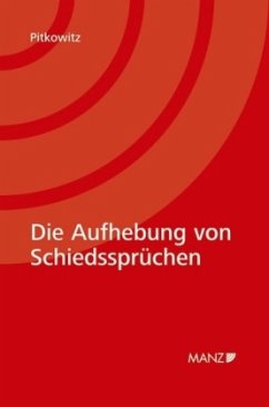 Cover Die Aufhebung von Schiedssprüchen