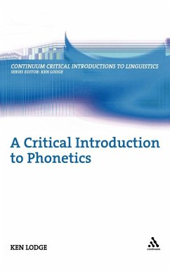 Cover A Critical Introduction to Phonetics