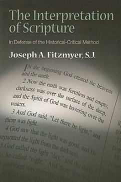 The Interpretation of Scripture - Fitzmyer, Joseph A