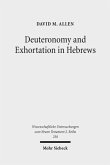 Deuteronomy and Exhortation in Hebrews