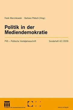 Politik in der Mediendemokratie - Marcinkowski, Frank / Pfetsch, Barbara (Hrsg.)