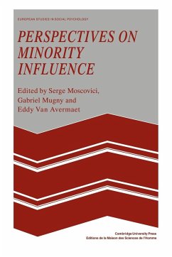 Perspectives on Minority Influence - Moscovici, Serge / Mugny, Gabriel / Avermaet, Eddy van (eds.)