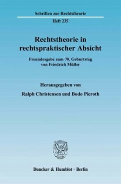 Rechtstheorie in rechtspraktischer Absicht