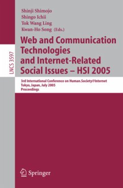 Web and Communication Technologies and Internet-Related Social Issues - HSI 2005 - Shimojo, Shinji / Ichii, Shingo / Ling, Tok Wang / Song, Kwan-Ho (eds.)