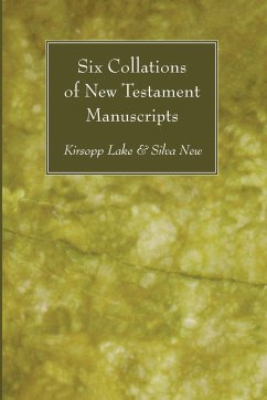 Six Collations of New Testament Manuscripts