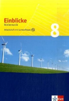 Einblicke Mathematik 8. Ausgabe für Schleswig-Holstein, Niedersachsen, Nordrhein-Westfalen, Hessen, Rheinland-Pfalz, Baden-Württemberg, m. 1 CD-ROM / Einblicke Mathematik, Arbeitshefte, Neubearbeitung