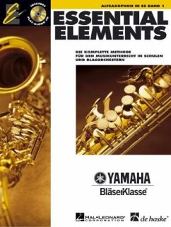 Essential Elements, für Altsaxophon in Es, m. Audio-CD