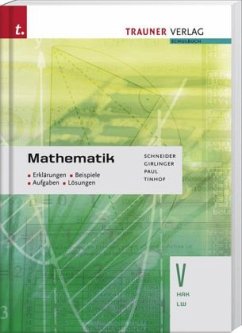 Cover Mathematik V HAK/LW - Erklärungen, Beispiele, Aufgaben, Lösungen