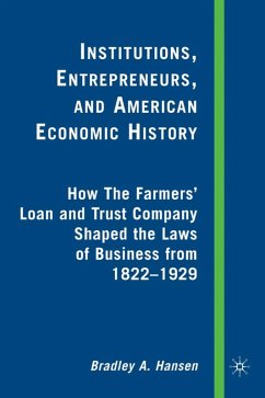Cover Institutions, Entrepreneurs, and American Economic History
