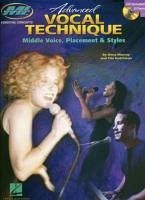 Advanced Vocal Technique: Middle Voice, Placement & Styles Book/Online Audio - Murray, Dena; Hutchison, Tita