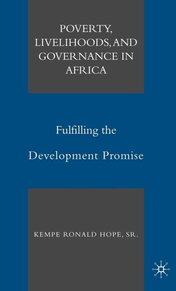 Poverty, Livelihoods, and Governance in Africa Poverty, Livelihoods, and Governance in Africa