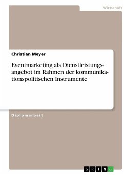 Kommunikationspolitische Instrumente. Eventmarketing als Dienstleistungsangebot - Meyer, Christian