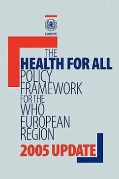 Health for All Policy Framework for the Who European Region - Centers of Disease Control