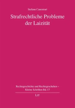 Strafrechtliche Probleme der Laizität - Canestrari, Stefano