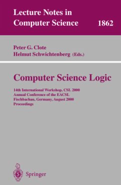 Computer Science Logic - Clote, Peter / Schwichtenberg, Helmut (eds.)