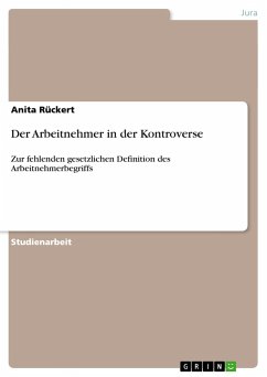 Der Arbeitnehmer in der Kontroverse - Rückert, Anita