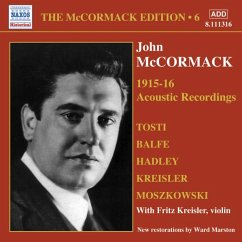 Acoustic Recordings 1915-16 - Mccormack,John