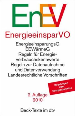Cover Energieeinsparverordnung (EnEV)