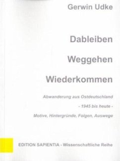 Cover Daheimbleiben - Weggehen - Wiederkommen