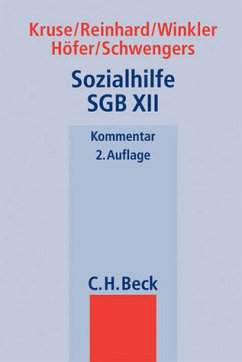 SGB XII - Sozialhilfe - Kruse, Jürgen / Winkler, Jürgen / Reinhard, Hans-Joachim / Höfer, Sven / Schwengers, Clarita