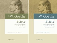 23. Mai 1764 - 30. Dezember 1772, 2 Teile / Johann Wolfgang von Goethe: Briefe BAND 1