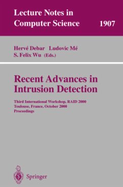 Recent Advances in Intrusion Detection - Debar, Herve / Me, Ludovic / Wu, S. Felix (eds.)
