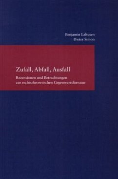 Zufall, Abfall, Ausfall - Lahusen, Benjamin;Simon, Dieter