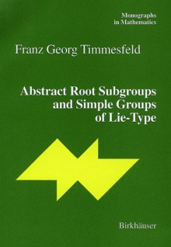 Abstract Root Subgroups and Simple Groups of Lie-Type - Timmesfeld, Franz G.